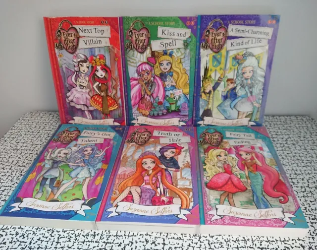 Ever After High A School Story Collection 1 to 6 Book Set by Suzanne Selfors Lot