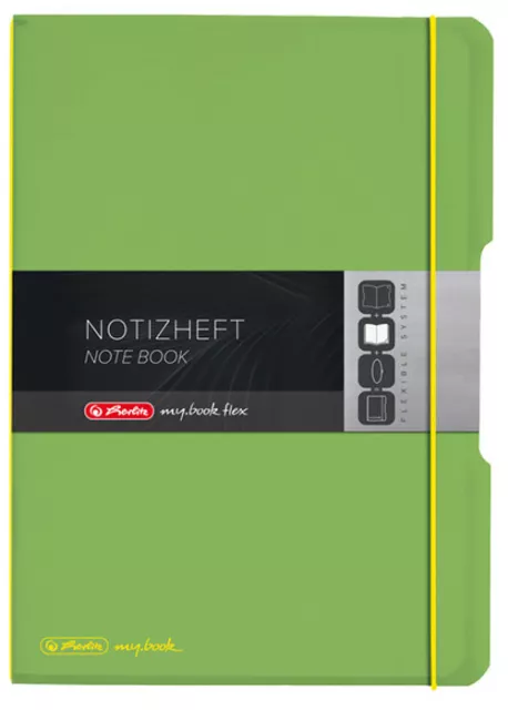 Herlitz Notizheft my.book flex A4 PP Cover hellgrün