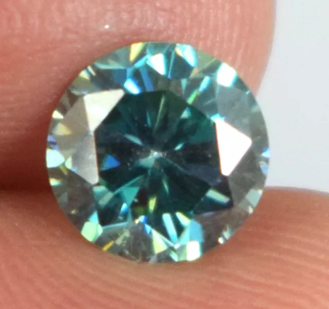 Lose Moissanit Diamant 1 Karat VVS1 Grün Rund Brillantschliff Edelstein US