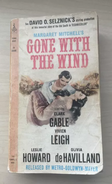 Vintage 1963 Gone With The Wind by Margaret Mitchell Permabook Edition