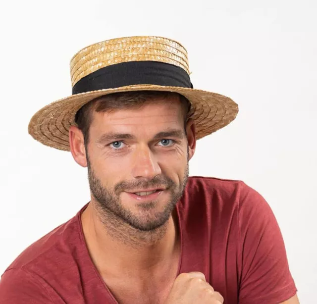 cappello paglietta KEYONE paglia naturale beige tempo libero mare campagna