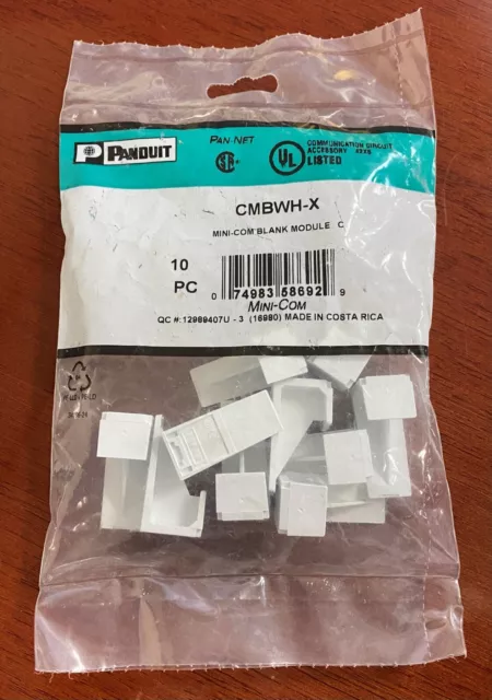 Panduit CMBWH-X Mini-Com Blank Module C