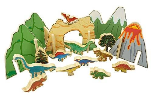 THE FRECKLED FROG - FF433 Happy Architect - Dinosaurs - Set of 22 - Ages 2+ -...