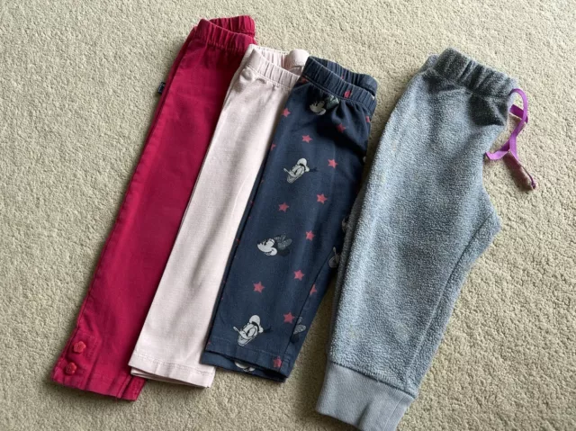 Baby Girls Leggings/bottoms Bundle 18-24 Months GAP JOJO MAMAN BEBE H&M