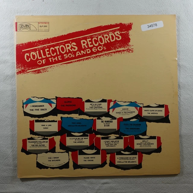 VARIOUS ARTISTS COLLECTORS Records Of The 50S And 60S LP Vinyl Record