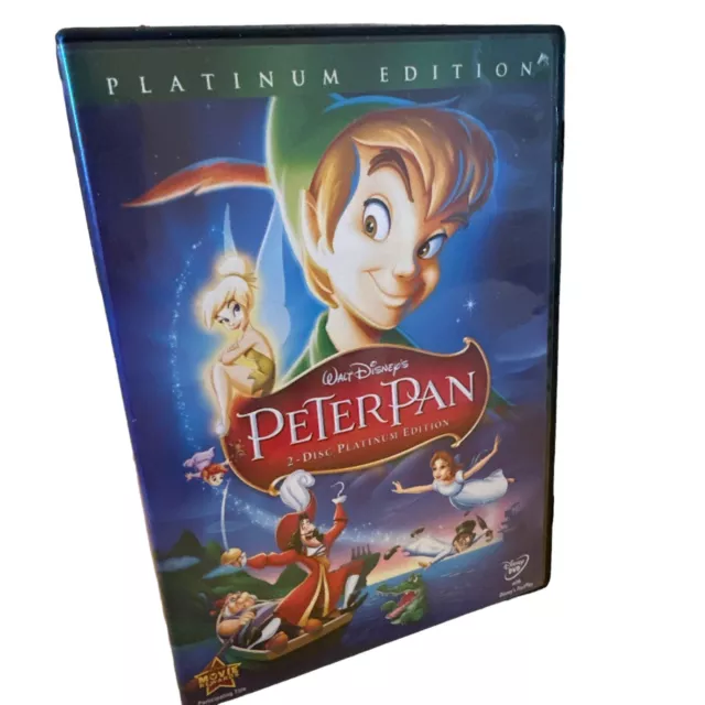 Peter Pan (DVD, 2007, 2-Disc Set, Platinum Edition) - Walt Disney Movie