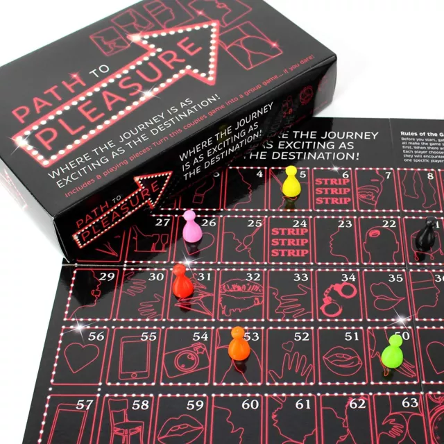 PATH TO PLEASURE Adult Sex BOARD GAME Couples Group Gay Straight Lesbian Gift uk