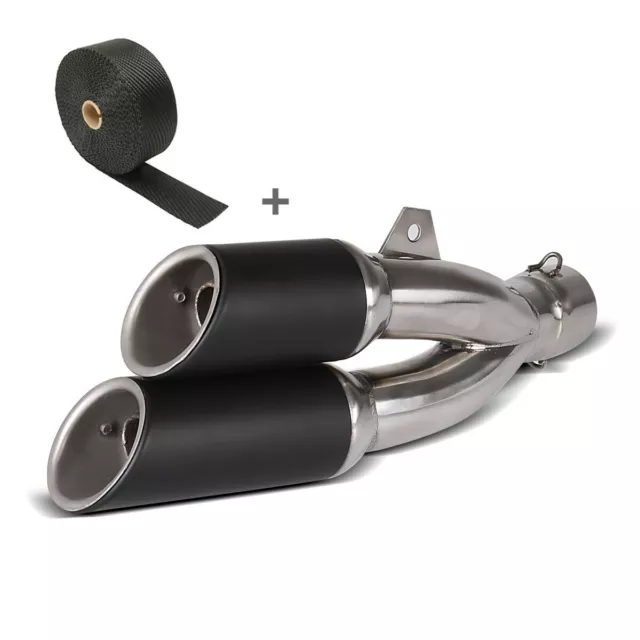 Set exhaust muffler + exhaust wrap for Yamaha FZ1 / Fazer SA6