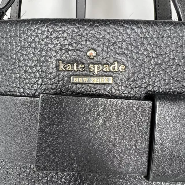 kate spade new york poplar street shelley satchel Bag Black Leather 3