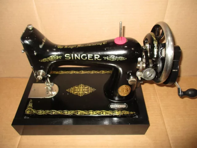 Máquina De Coser Singer 1923 Modelo 99K, Manivela, Reparada