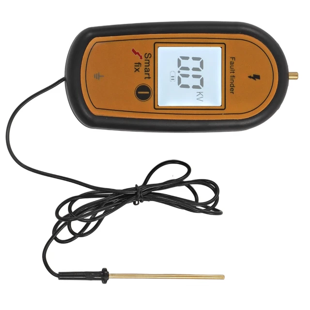 (Yellow)MLD 004F Pasture Electronic Fence Tester LCD Screen Digital Fence HOT LT