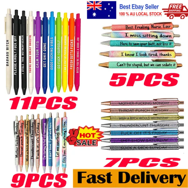 https://www.picclickimg.com/jfkAAOSwOCZk7sTd/5-9-7-11PCS-Funny-Pens-Swear-Word-Daily-Pen-Set.webp