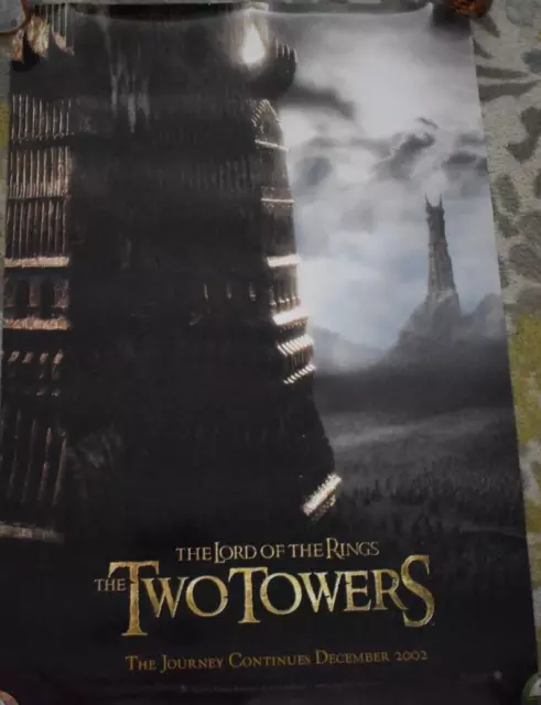 27" X 40" The Lord Of The Rings The Two Towers DS Rolled Movie Poster