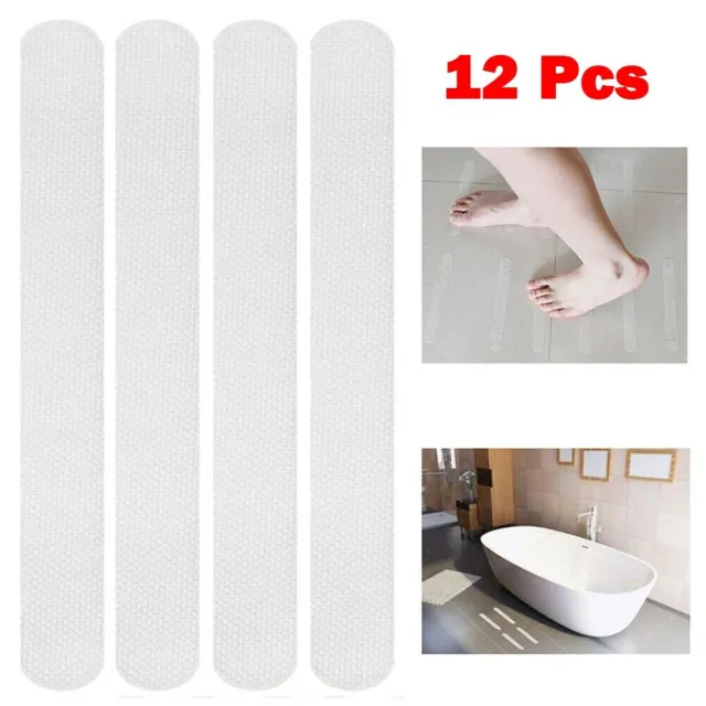 12 Anti - D��rapant Tapis De Bain Prise Stickers Anti D��rapant Bandes De Douche