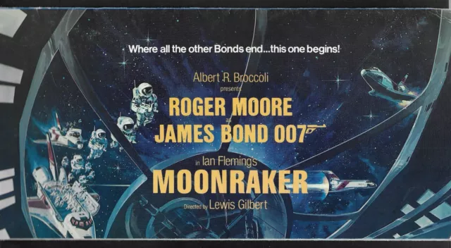 1979 James Bond 007 "Moonraker" Foldout Poster