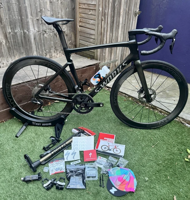 Tarmac Sworks sl7 Chameleon 『美品』56 S-WORKS TARMAC SL7 - 56: Chameleon Green with Upgrades & Extras