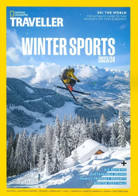 National Geographic Traveller Magazine: Winter Sports, Skiing, Resorts, 2023/24