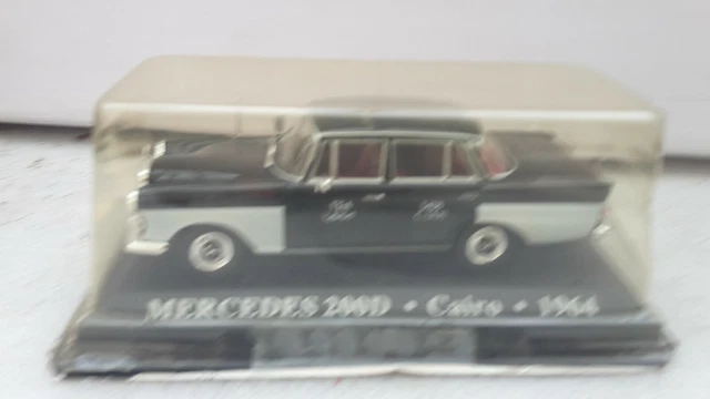 Ixo ? Pour Presse Mercedes 200 D Taxi Le Caire 1964 Neuf En Blister Ouvert