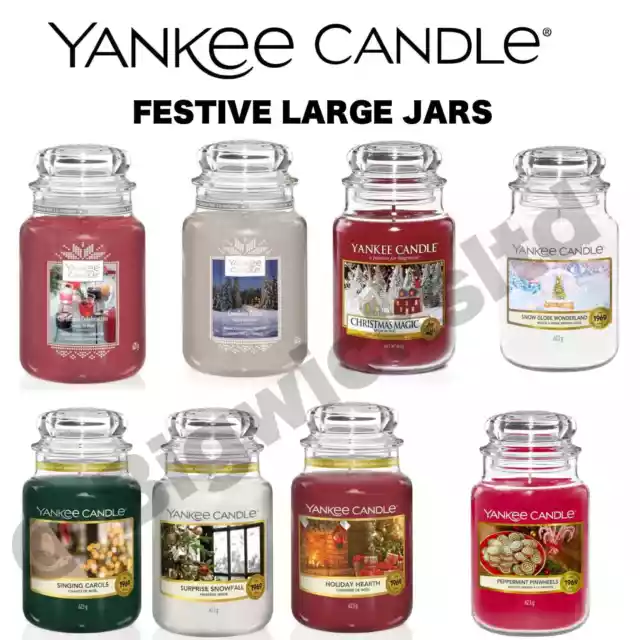 Yankee Candle Large Jars - Christmas Fragrances