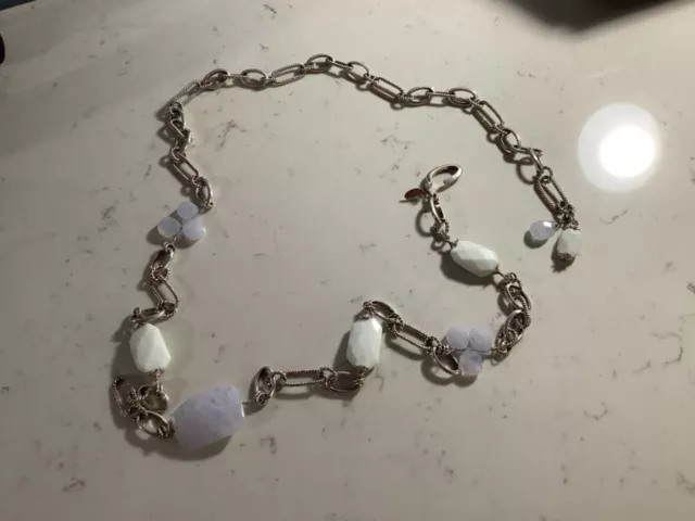 Authentic Signed Chico's Quartz Chain Link Unique Belt Must See Nr