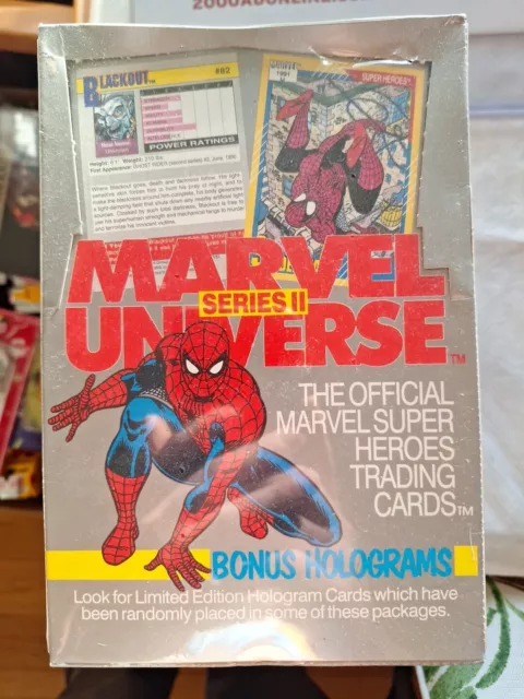 1991 MARVEL UNIVERSE Series 2 II Impel Factory Sealed Box Limited Edition Cards