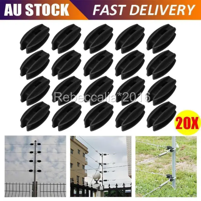 20x End Strain Insulator Bull Nose Electric Fence insulator - AU Stock