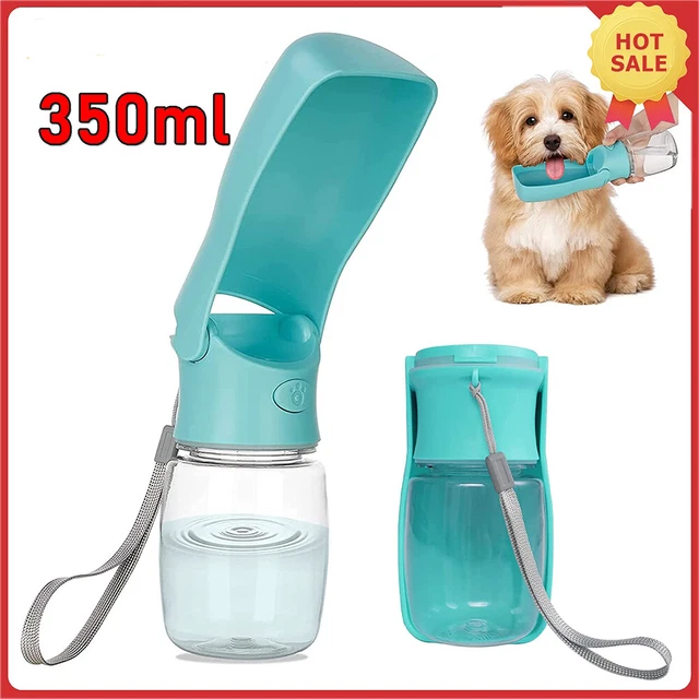 Pet Travel Water Drink Bottle Foldable Portable Dog Cat Outdoor Feeder Cup 350ml