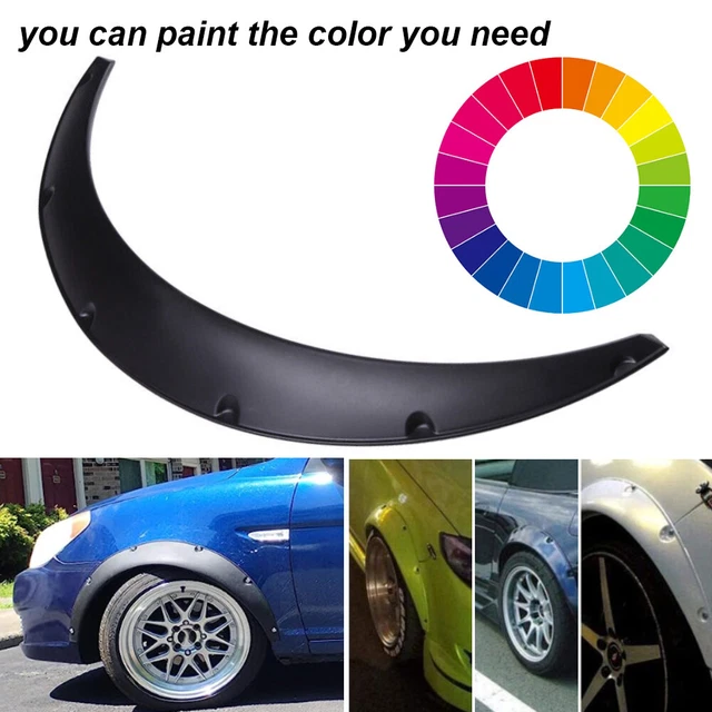 FENDER FLARES EXTRA Wide Body Kit Wheel Arches For Audi A4 A5 A6 B7 B8