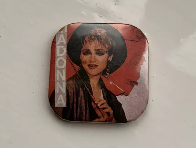 Vintage Square Madonna Badge 80’s