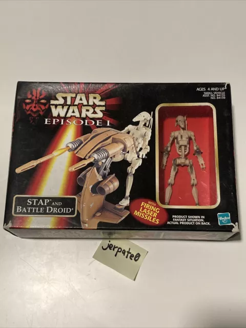 Star Wars Episode 1 Stap And Battle Droid In Original Box Good Condition