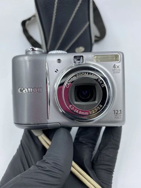 Canon PowerShot A1100 IS 12.1 MP Digital Camera - Silver