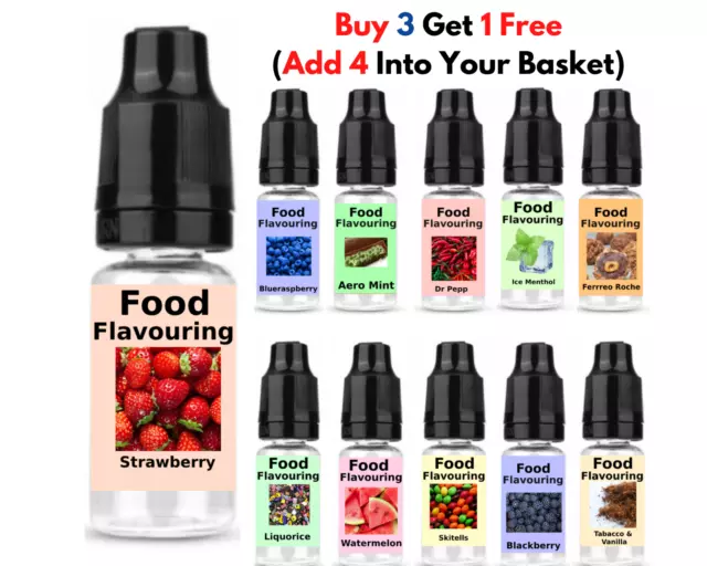 30ML Liquid Food Flavour Highly Concentrated Strong Flavouring Cakes Sweet Shake