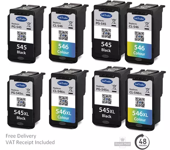 Remanufactured Canon PG545/XL & CL546/XL Ink Cartridges Canon MG2950 Printer