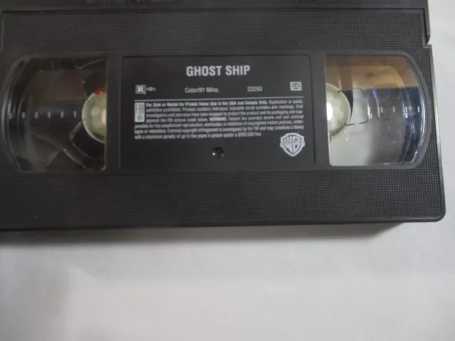 GHOST SHIP VHS Tape Movie $1.99 - PicClick