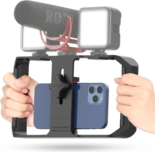 ULANZI U Rig Pro Smartphone Video Rig, Filmmaking Vlogging Case, Phone Video Sta