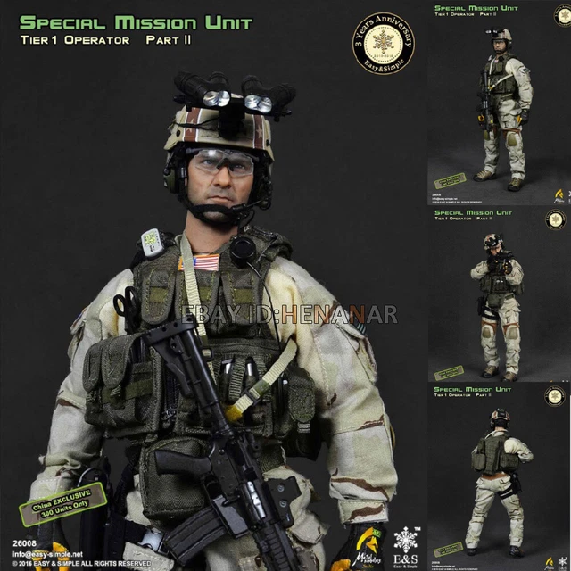 EASY&SIMPLE SMU TIER 1 Operater Part 2 Soldier 1/6 Action Figure
