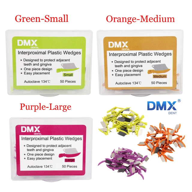 50 X CUNEI Parafango Dentale Parafango Interprossimale Matrice - Foto 8