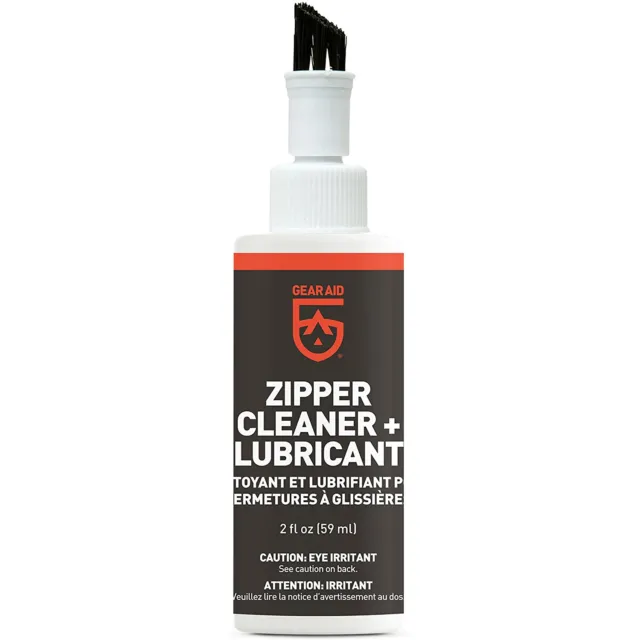 GEAR AID Zipper Cleaner and Lubricant for Wetsuits, Tents and Bags, 2 fl oz