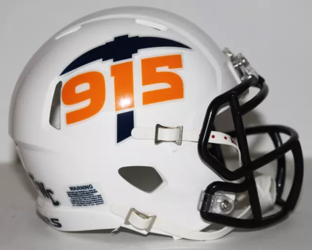 2022 UTEP Miners Custom Riddell Mini Helmet vs Oklahoma