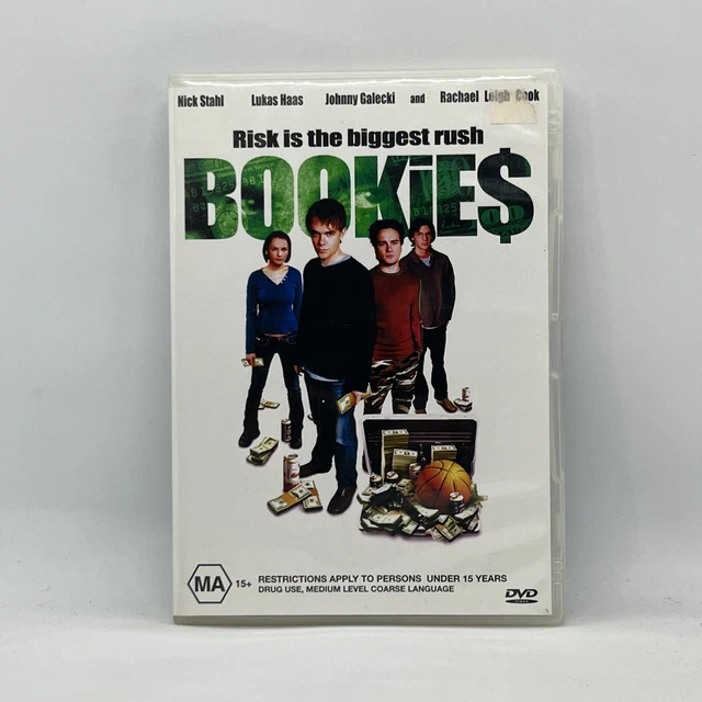Bookies Nick Stahl Rachel Leigh Cook DVD Movie Film Free Post R4 PAL