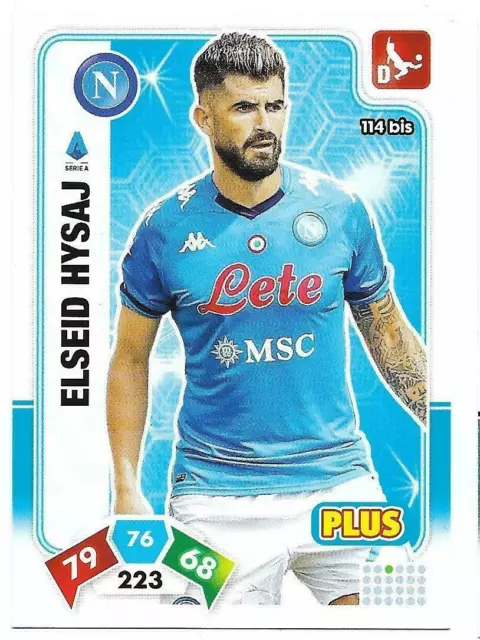 Panini Adrenalyn XL Fußballer 2020-2021 Card N.114 Bis Hysaj (Napoli)