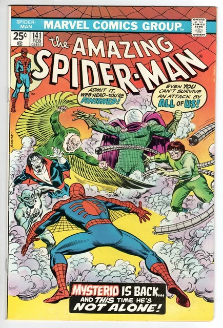 Amazing Spider-Man #141, Very Fine - Near Mint Condition^