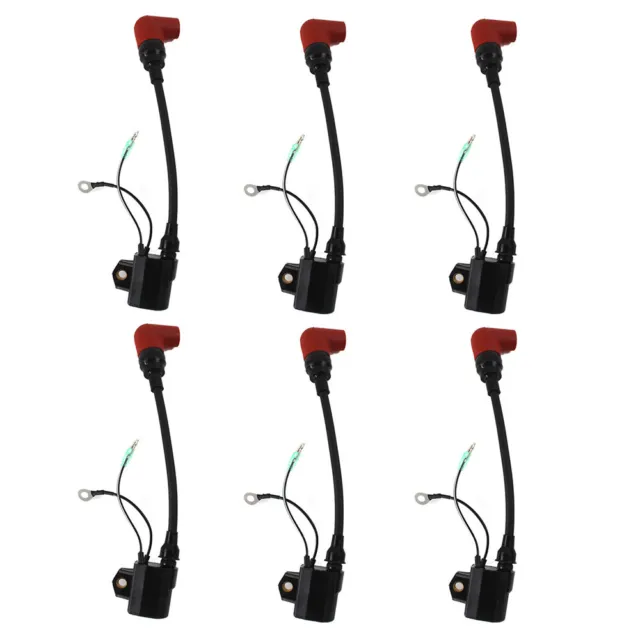 For Yamaha 100/150/175/200/225HP Outboard 6Pcs Ignition Coil 6R3-85570-01-00