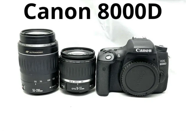 CANON 8000D + zoom Lens18-55 290641 EUR 479,84 - PicClick ES