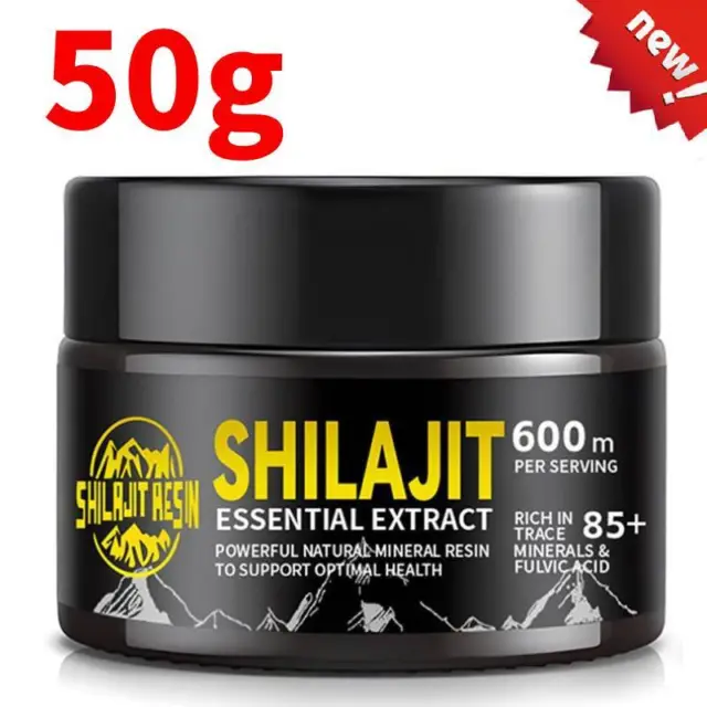 Pure 100% Himalayan Shilajit, Soft Resin Organic~Extremely Potent Fulvic Acid,]
