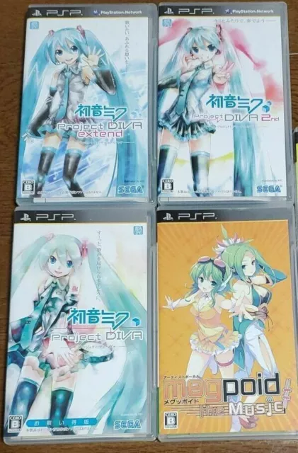PSP Hatsune Miku Project Diva 1st 2nd Expend Megpoid the Music set Japan