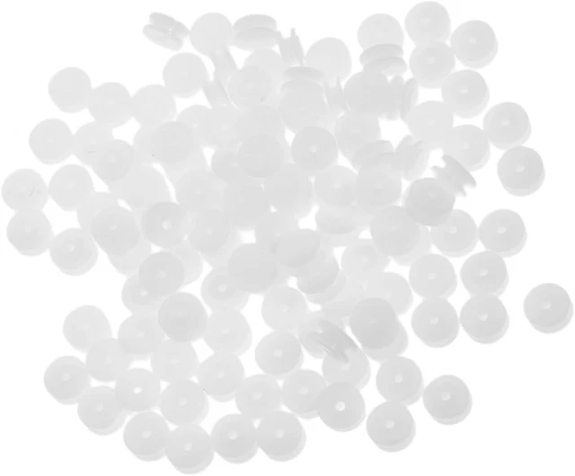 50 pz puleggia per cinghia in covone in plastica 6 mm bianca