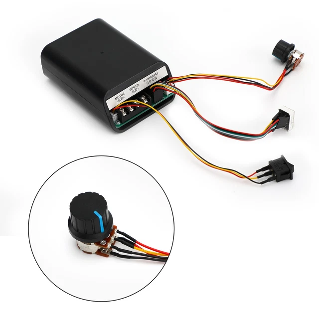 DC10-55V 40A PWM Motor Stepless Variable Controller CW CCW Reversible ...
