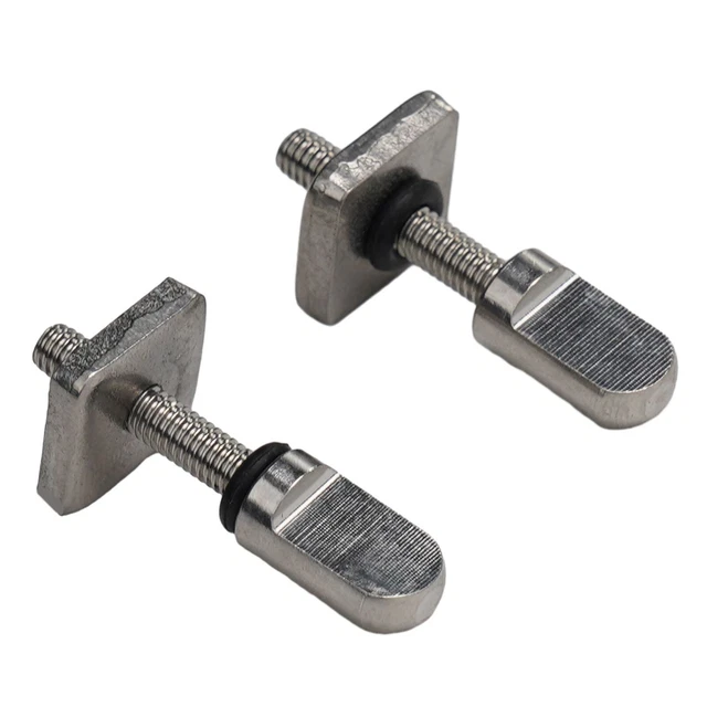 Easy to Use Surfboard Tail Fin Screw Set 316 Stainless Steel M4 (2pcs)