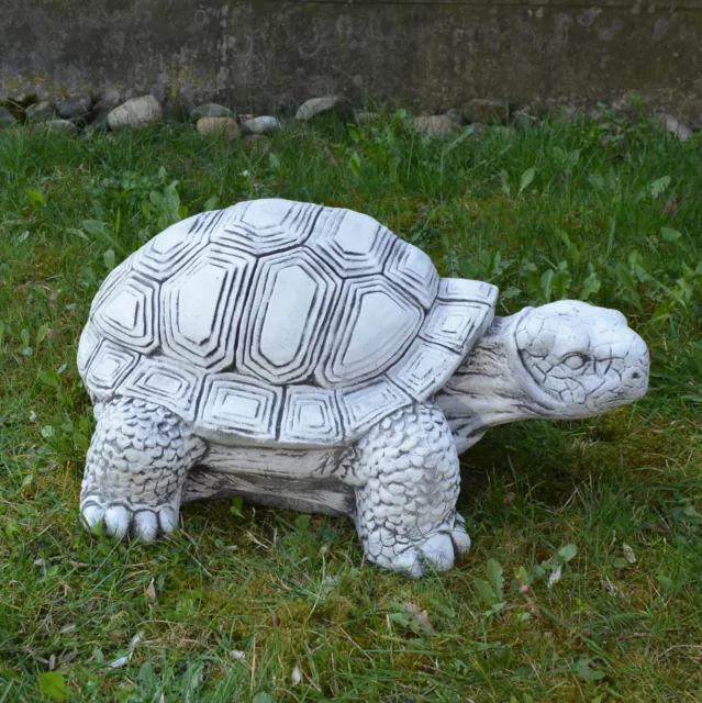 MASSIF PIERRE GÉANTS Tortue Figurine Décoration de Jardin Animal fonte au  Gel EUR 230,92 - PicClick FR